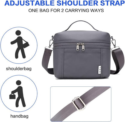 Insulated Lunch Bags for Women Cooler Bag Lightweight Nylon Waterproof Lunch Box for Work