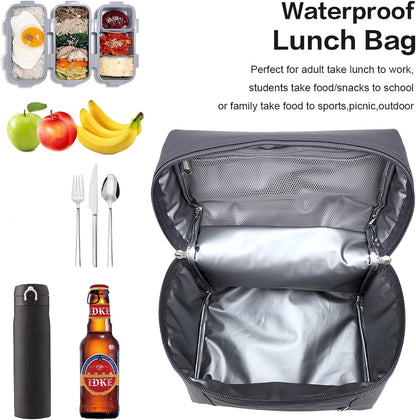 Insulated Lunch Bags for Women Cooler Bag Lightweight Nylon Waterproof Lunch Box for Work