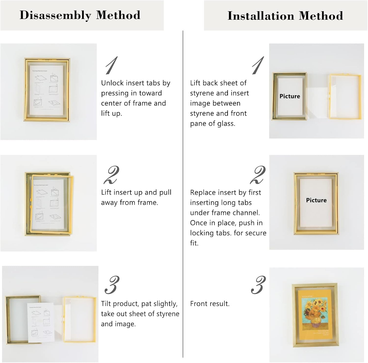 Silver Floating Picture Frame for 11X14, 2-8X10, 4-5X7 Photos, Metal, Modern or Contemporary, Wall Mount